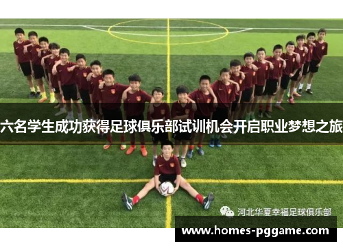 六名学生成功获得足球俱乐部试训机会开启职业梦想之旅
